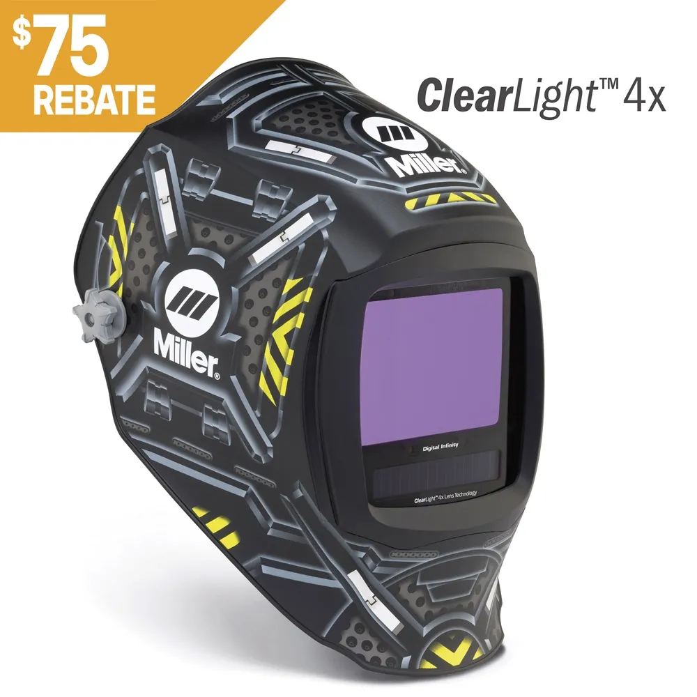 Casque de soudage Miller® Digital Infinity™ avec technologie de lentille ClearLight™ 4x